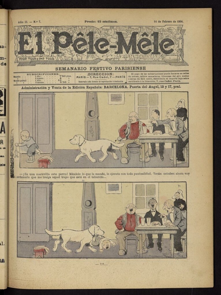 Miniatura de Le Pêle-Mêle del 14 de febrero de 1904, nº 7