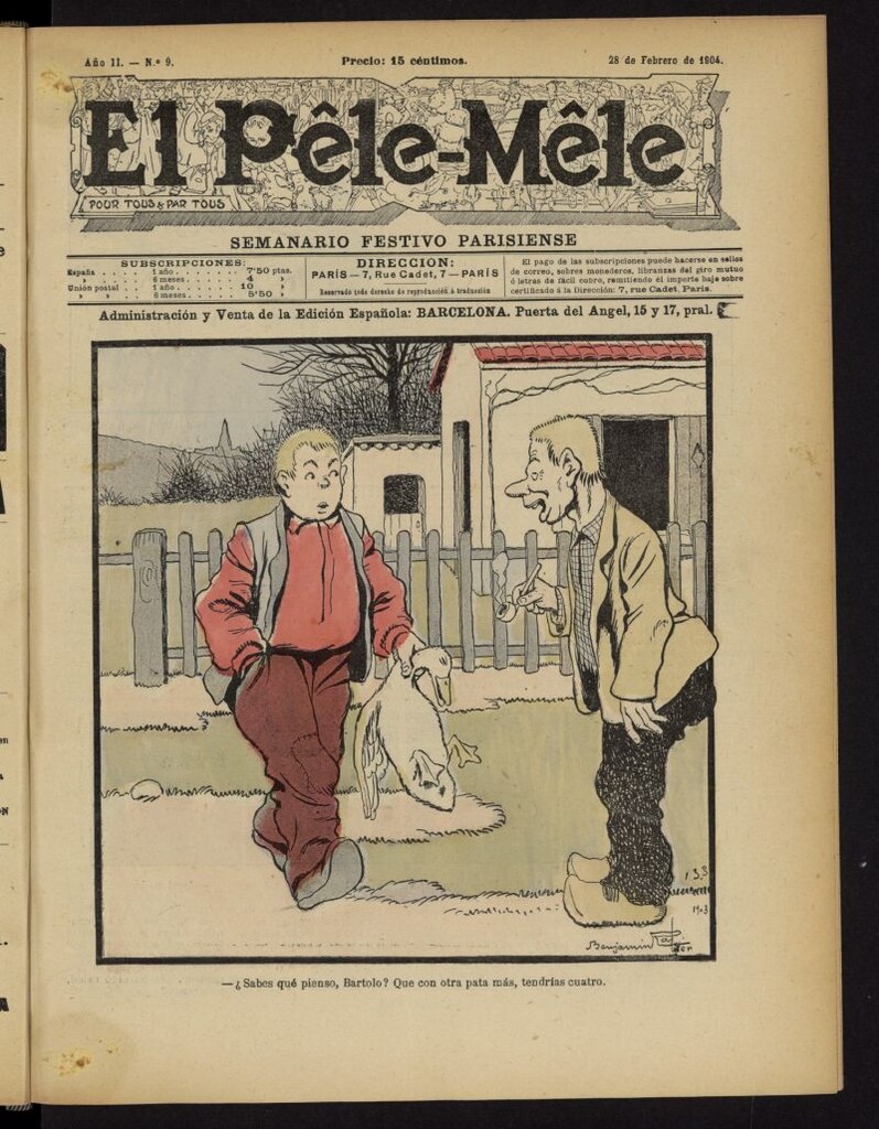Miniatura de Le Pêle-Mêle del 28 de febrero de 1904, nº 9