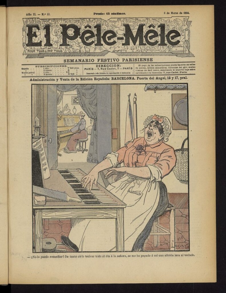 Miniatura de Le Pêle-Mêle del 6 de marzo de 1904, nº 10
