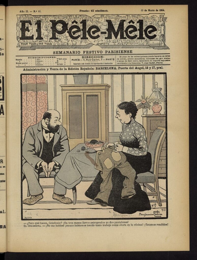 Miniatura de Le Pêle-Mêle del 13 de marzo de 1904, nº 11