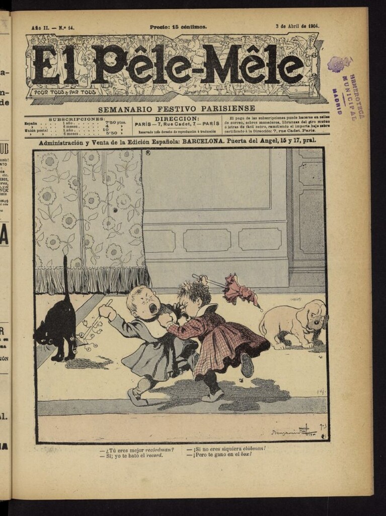 Miniatura de Le Pêle-Mêle del 3 de abril de 1904, nº 14