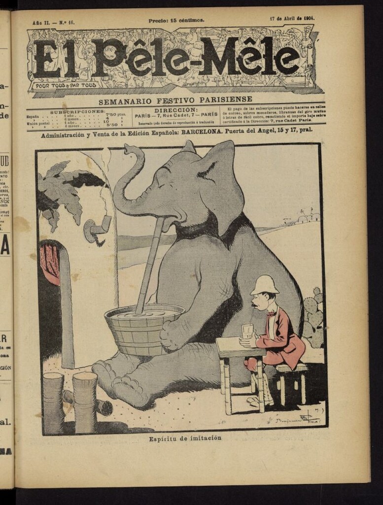 Miniatura de Le Pêle-Mêle del 17 de abril de 1904, nº 16