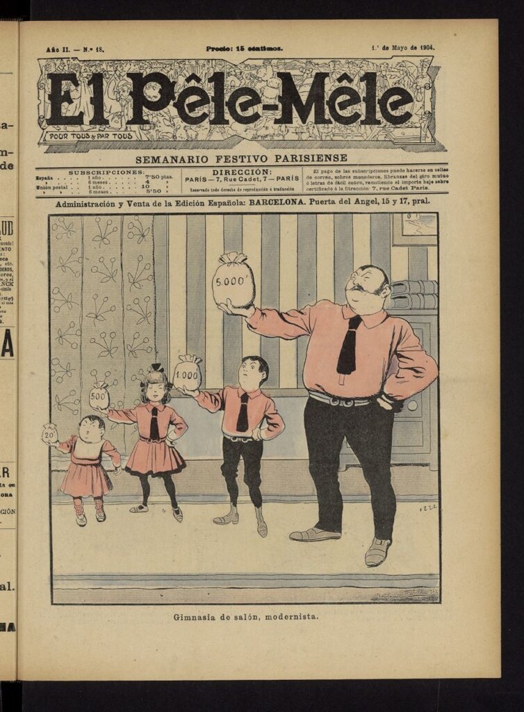 Miniatura de Le Pêle-Mêle del 1 de mayo de 1904, nº 18