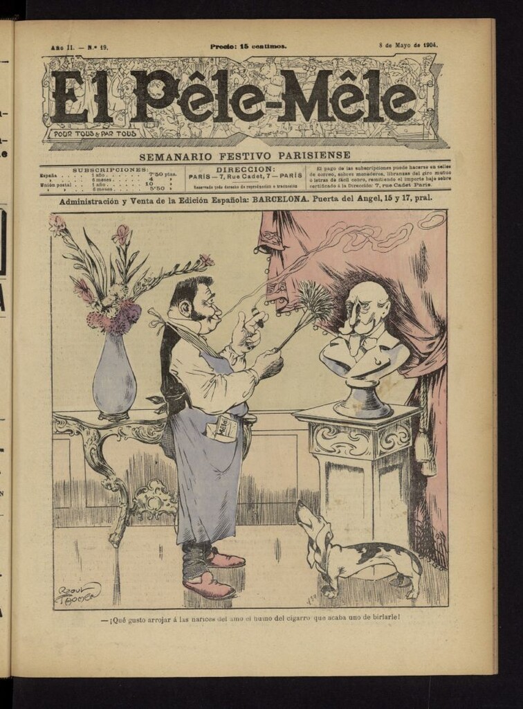 Miniatura de Le Pêle-Mêle del 8 de mayo de 1904, nº 19