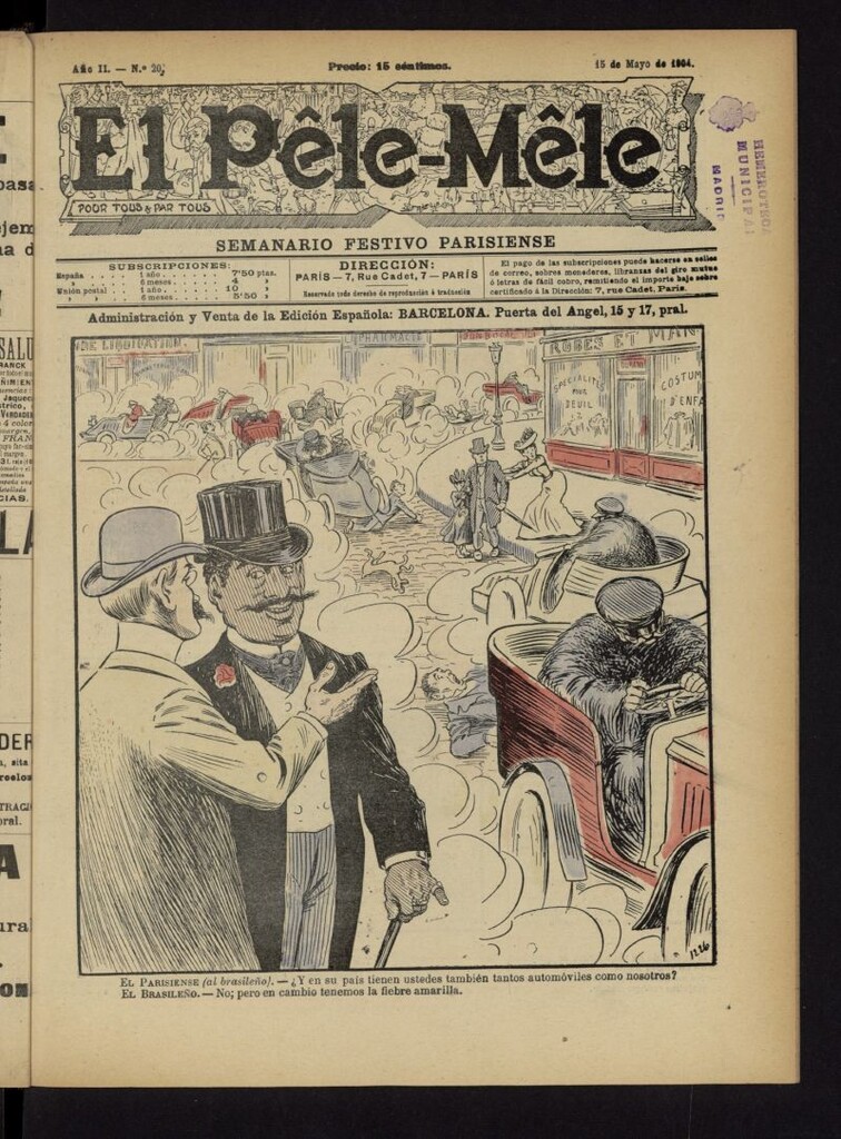 Miniatura de Le Pêle-Mêle del 15 de mayo de 1904, nº 20