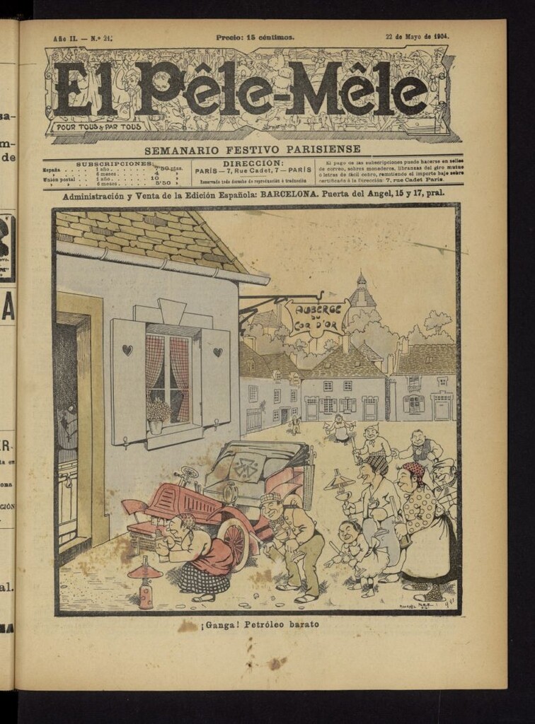 Miniatura de Le Pêle-Mêle del 22 de mayo de 1904, nº 21