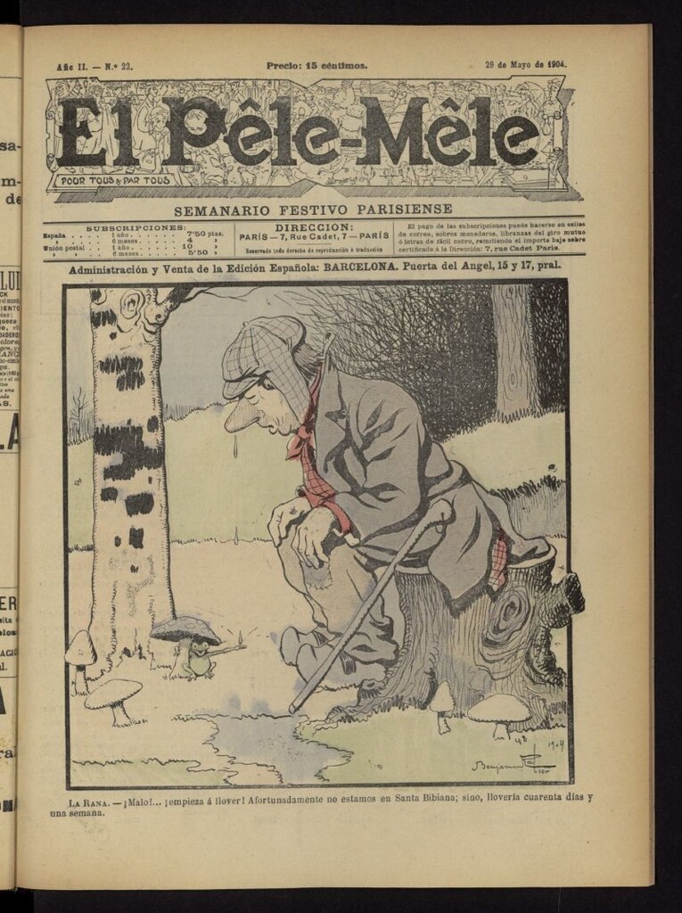 Miniatura de Le Pêle-Mêle del 29 de mayo de 1904, nº 22