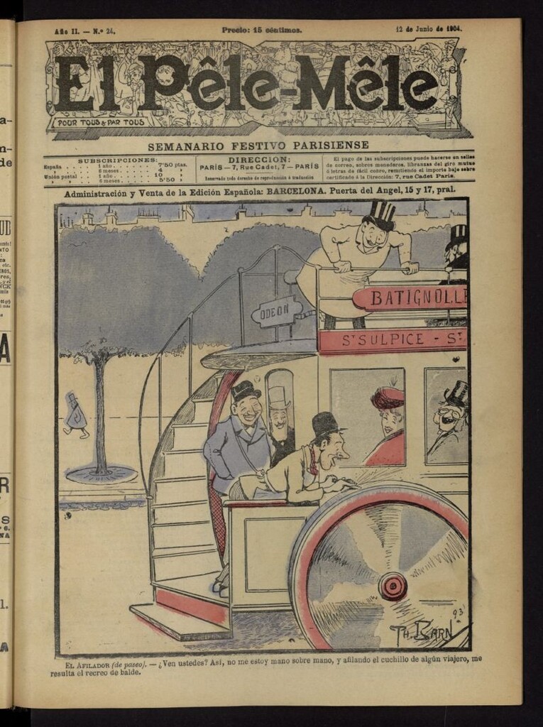 Miniatura de Le Pêle-Mêle del 12 de junio de 1904, nº 24