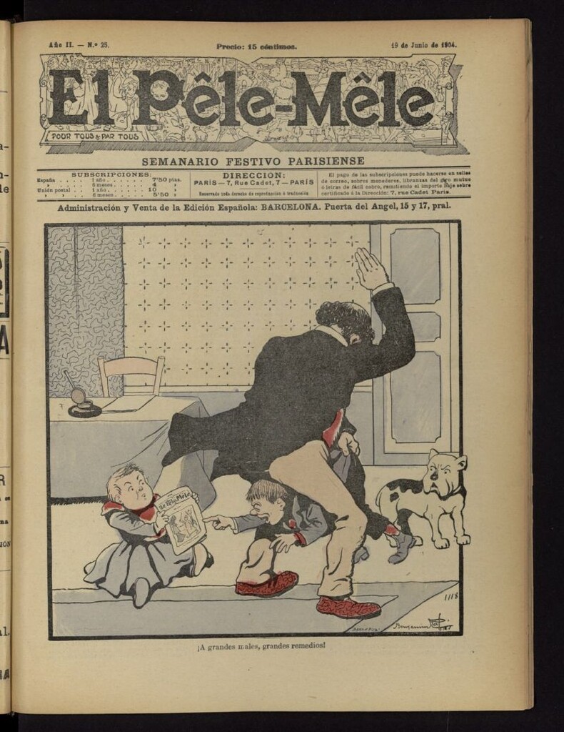 Miniatura de Le Pêle-Mêle del 19 de junio de 1904, nº 25