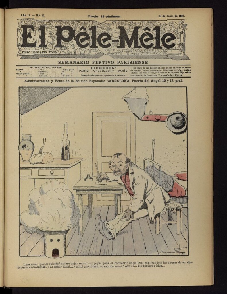 Miniatura de Le Pêle-Mêle del 26 de junio de 1904, nº 26