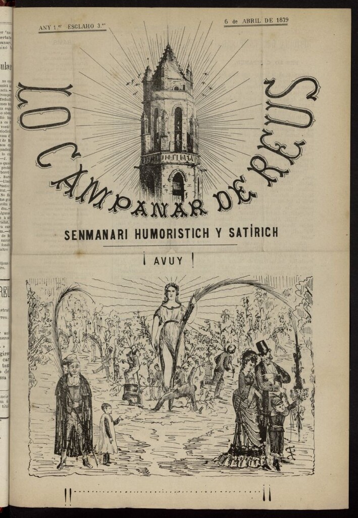 Miniatura de Lo Campanar de Reus del 6 de abril de 1879, nº 3