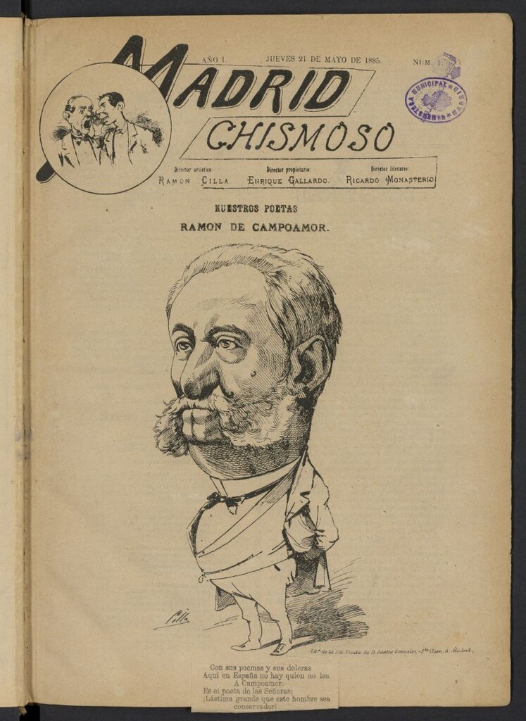 Miniatura de El Madrid chismoso del 21 de mayo de 1885, nº 1