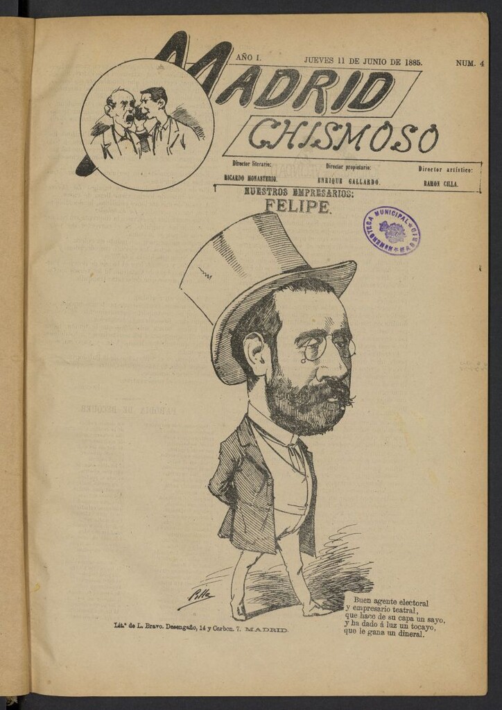 Miniatura de El Madrid chismoso del 11 de junio de 1885, nº 4