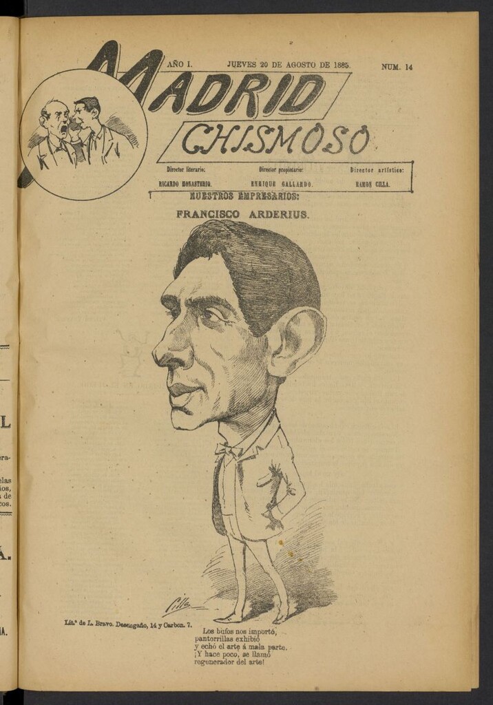 Miniatura de El Madrid chismoso del 20 de agosto de 1885, nº 14