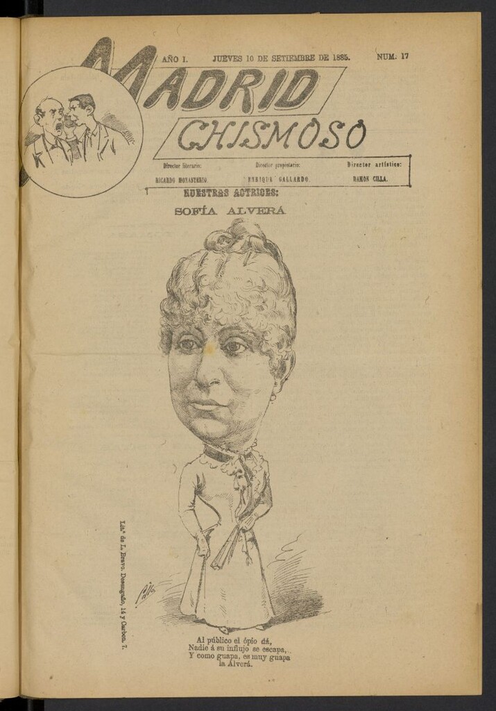 Miniatura de El Madrid chismoso del 10 de septiembre de 1885, nº 17
