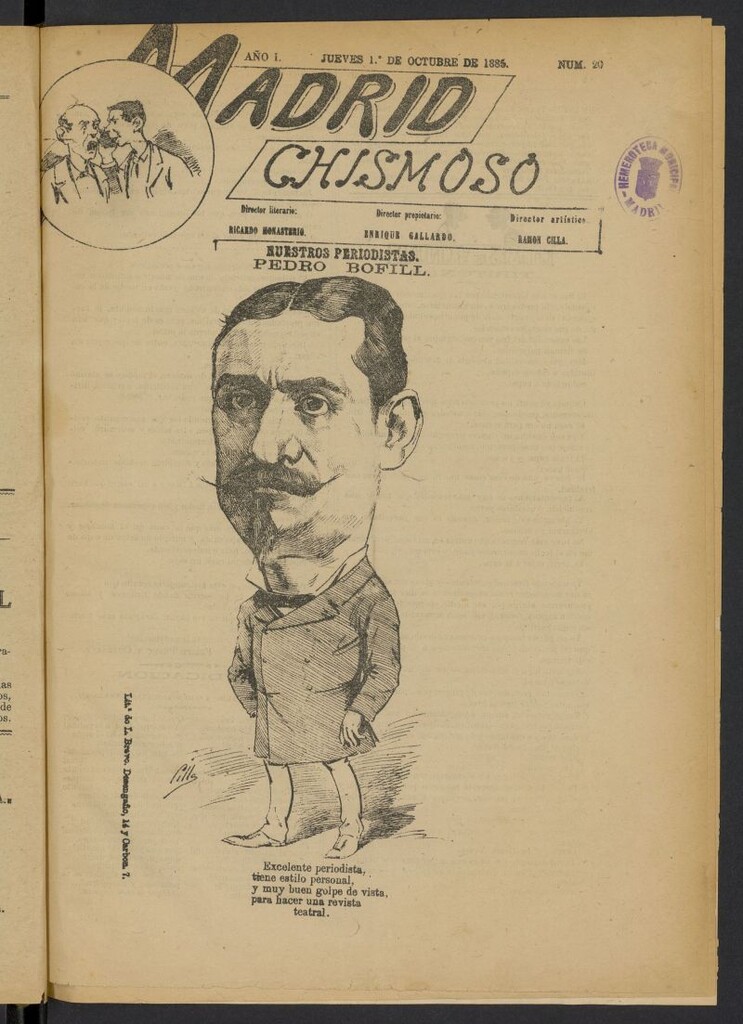 Miniatura de El Madrid chismoso del 1 de octubre de 1885, nº 20
