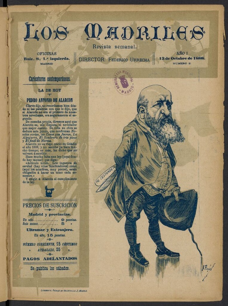 Miniatura de Los Madriles del 13 de octubre de 1888, nº 2