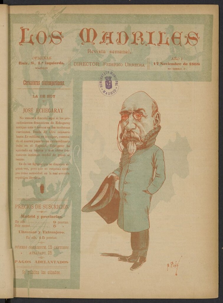 Miniatura de Los Madriles del 17 de noviembre de 1888, nº 7
