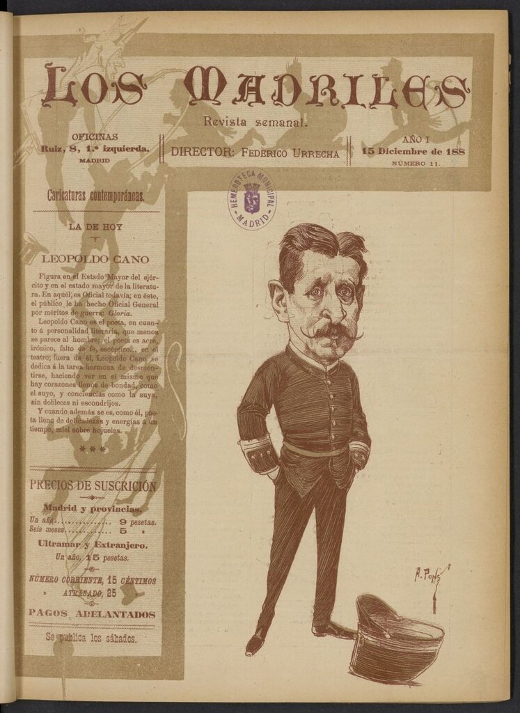 Miniatura de Los Madriles del 15 de diciembre de 1888, nº 11