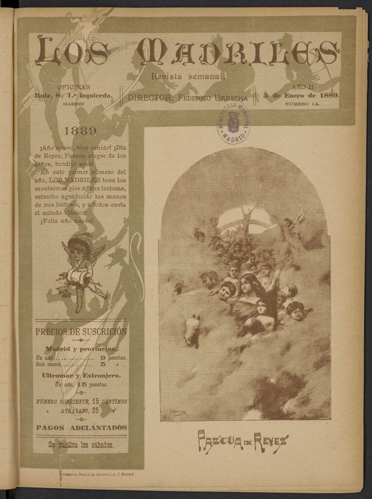 Miniatura de Los Madriles del 5 de enero de 1889, nº 14