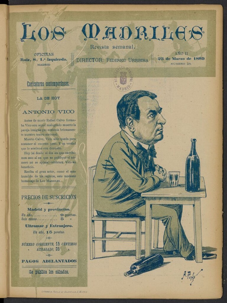 Miniatura de Los Madriles del 23 de marzo de 1889, nº 25