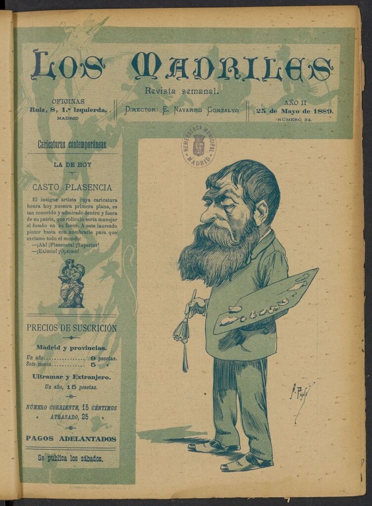 Miniatura de Los Madriles del 25 de mayo de 1889, nº 34