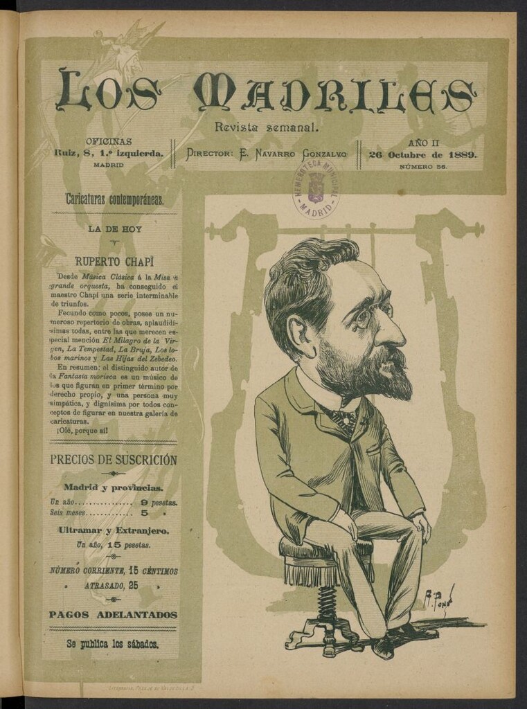 Miniatura de Los Madriles del 26 de octubre de 1889, nº 56