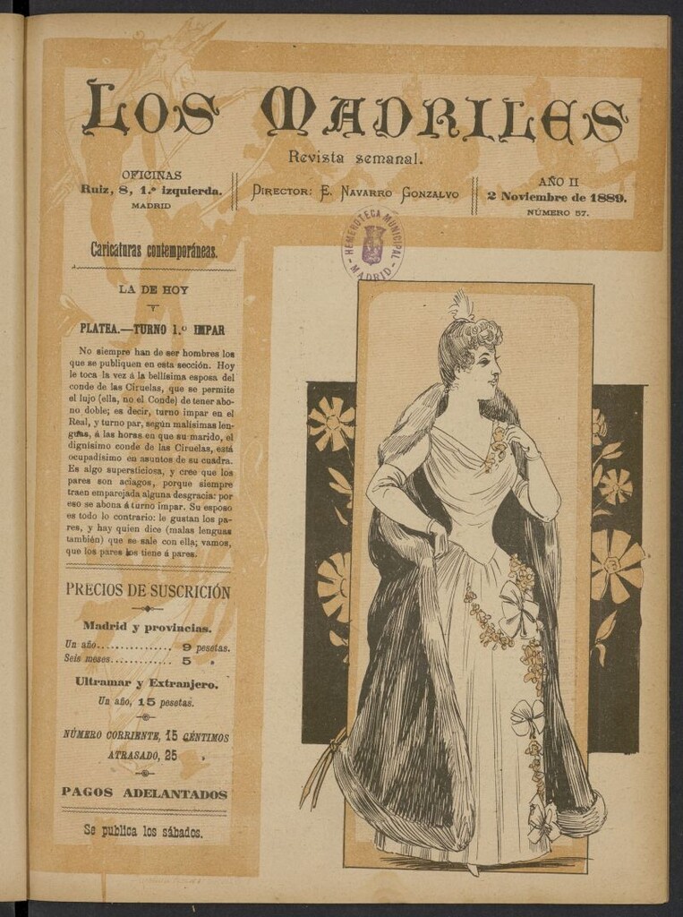 Miniatura de Los Madriles del 2 de noviembre de 1889, nº 57