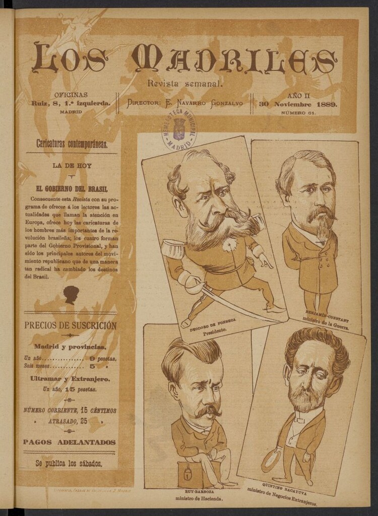 Miniatura de Los Madriles del 30 de noviembre de 1889, nº 61