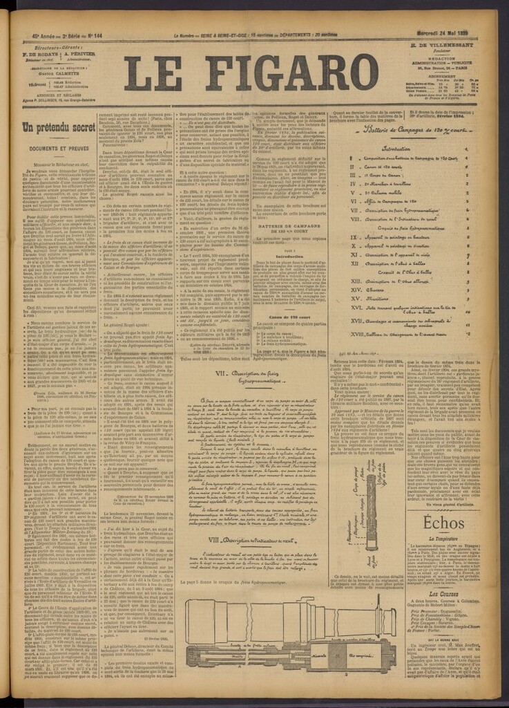 Miniatura de Le Figaro del 24 de mayo de 1899, nº 144