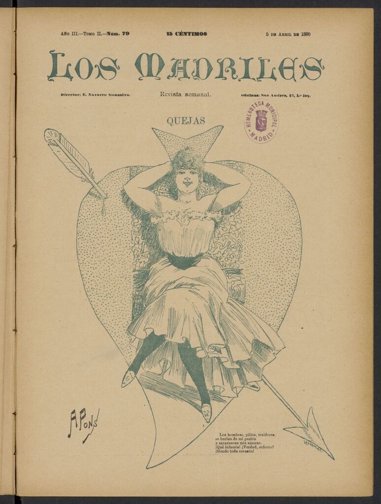 Miniatura de Los Madriles del 5 de abril de 1890, nº 79