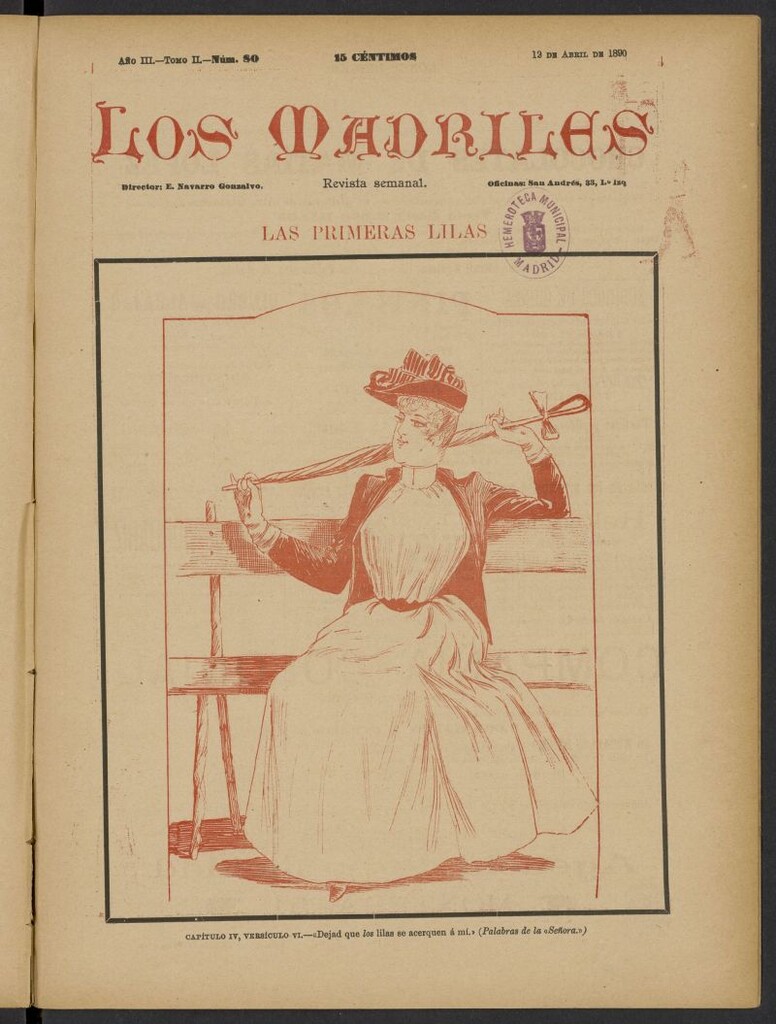 Miniatura de Los Madriles del 12 de abril de 1890, nº 80