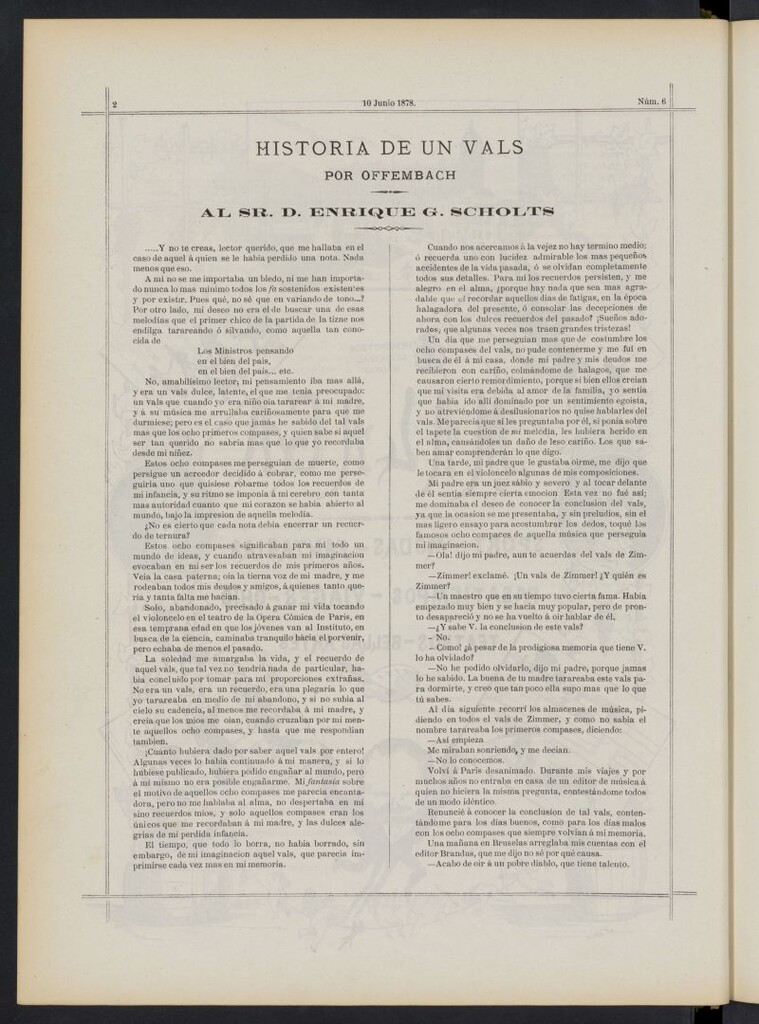 Miniatura de Málaga: sports, moda, fantasías del 10 de junio de 1878, nº 6