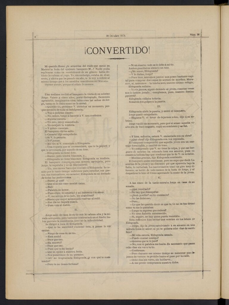 Miniatura de Málaga: sports, moda, fantasías del 28 de octubre de 1878, nº 26