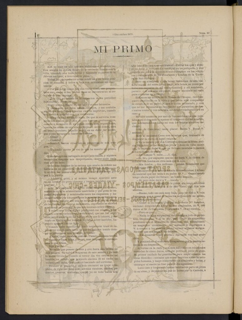 Miniatura de Málaga: sports, moda, fantasías del 9 de diciembre de 1878, nº 32