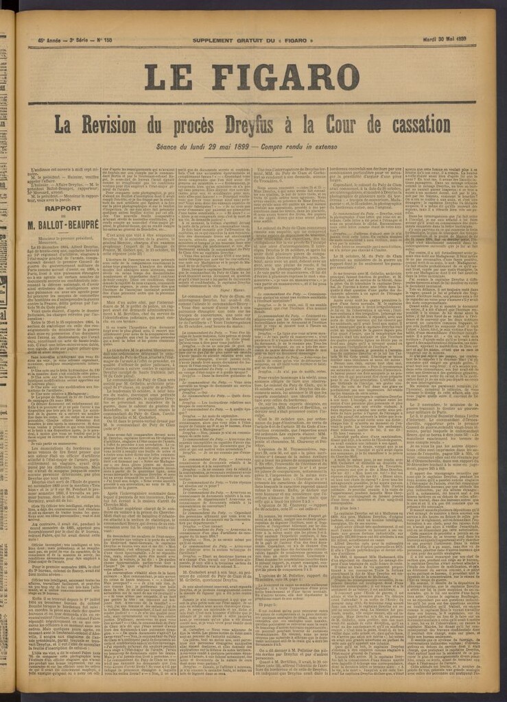 Miniatura de Le Figaro del 30 de mayo de 1899, suplemento al nº 150