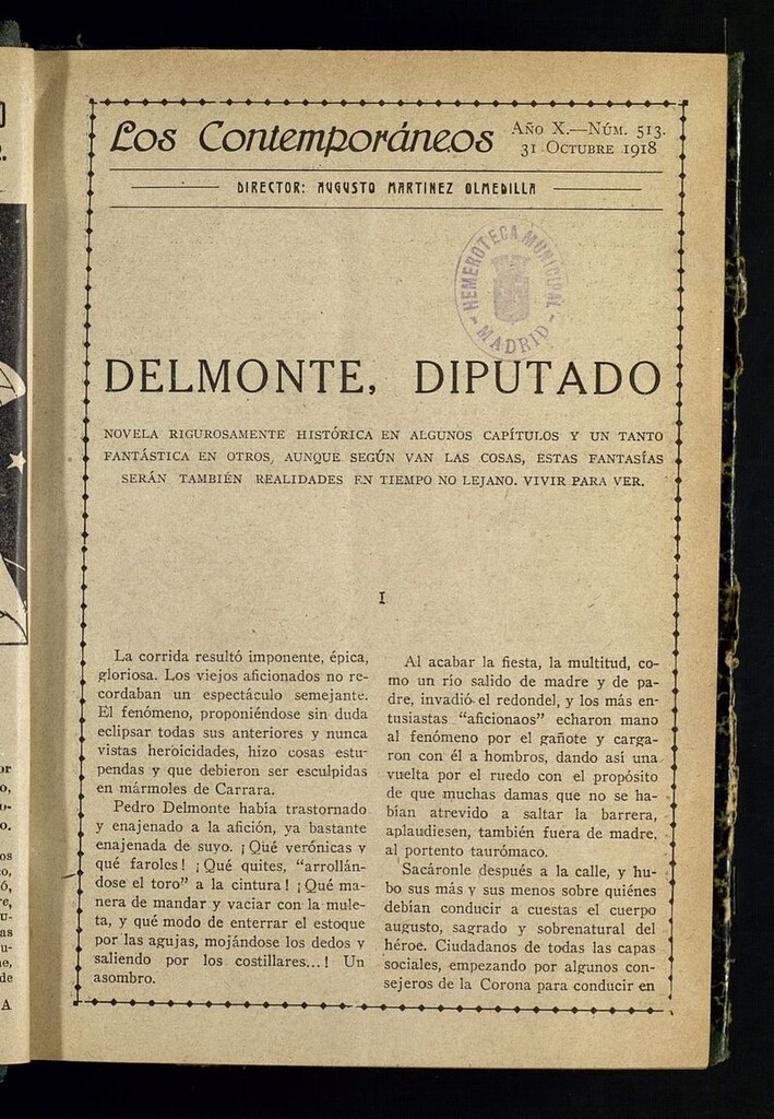 Miniatura de Los Contemporáneos del 31 de octubre de 1918