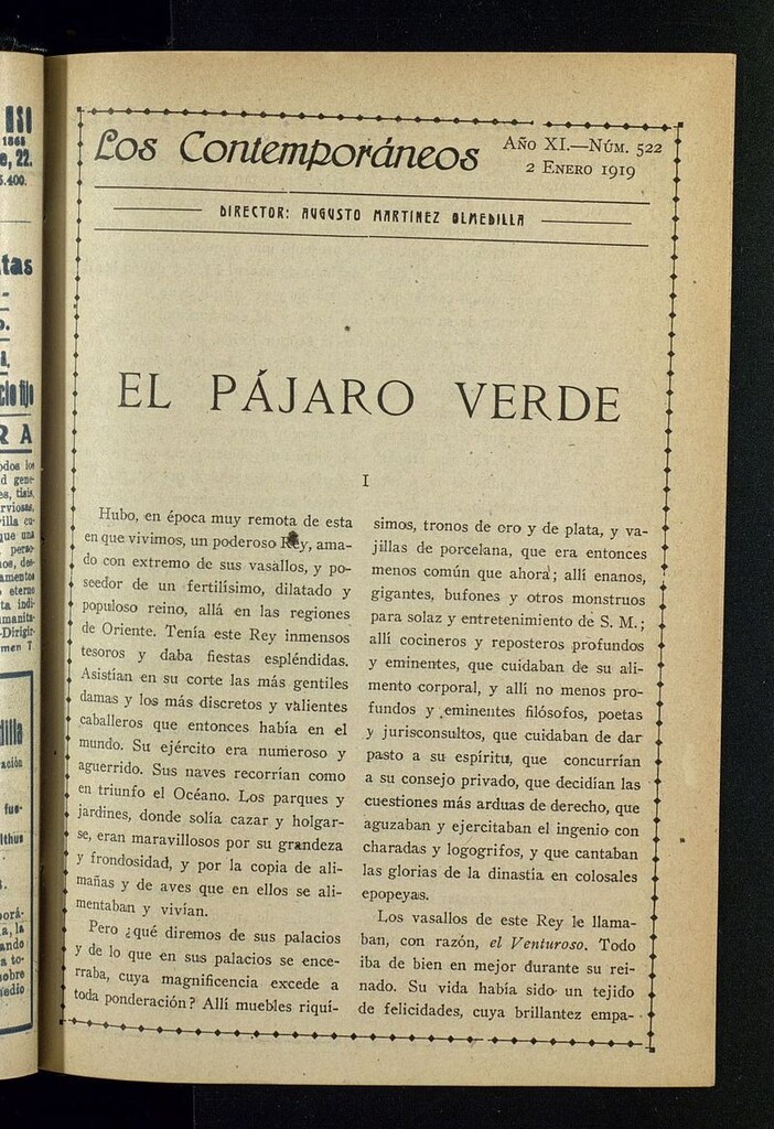 Miniatura de Los Contemporáneos del 2 de enero de 1919