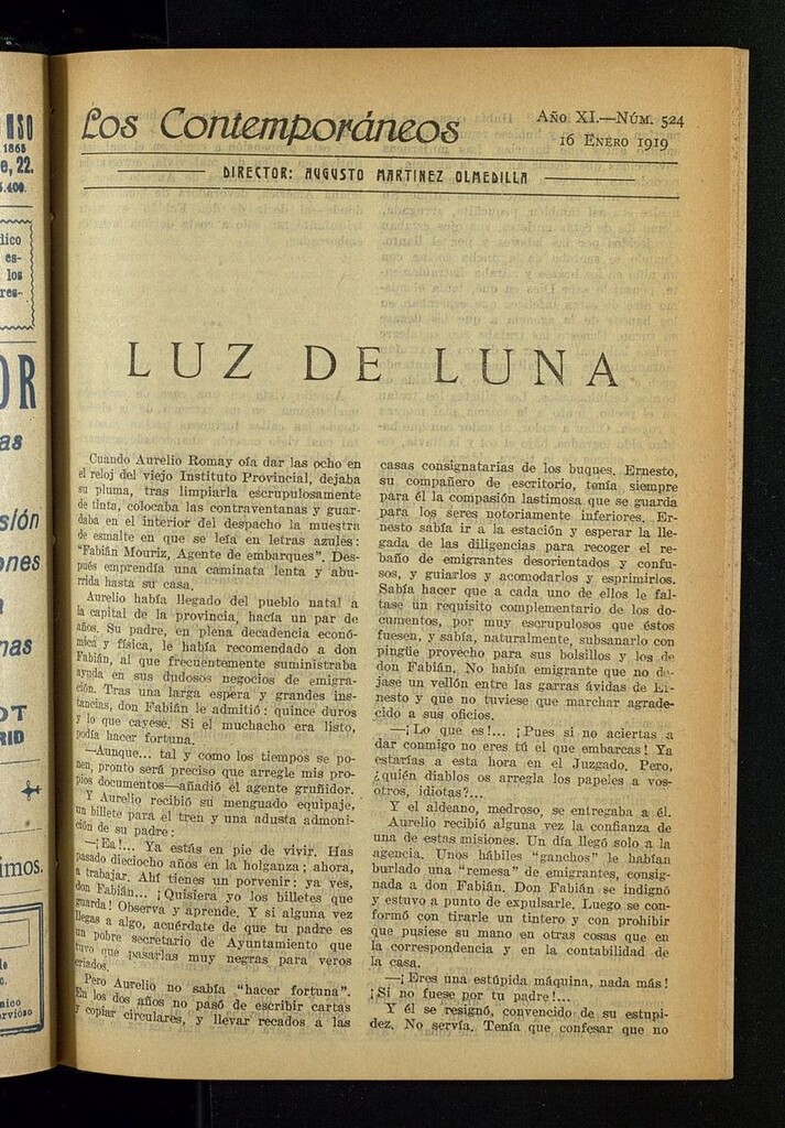 Miniatura de Los Contemporáneos del 16 de enero de 1919