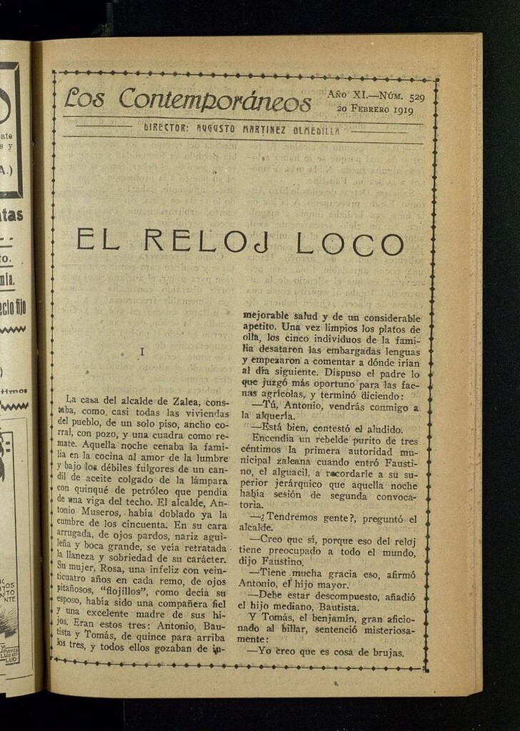 Miniatura de Los Contemporáneos del 20 de febrero de 1919