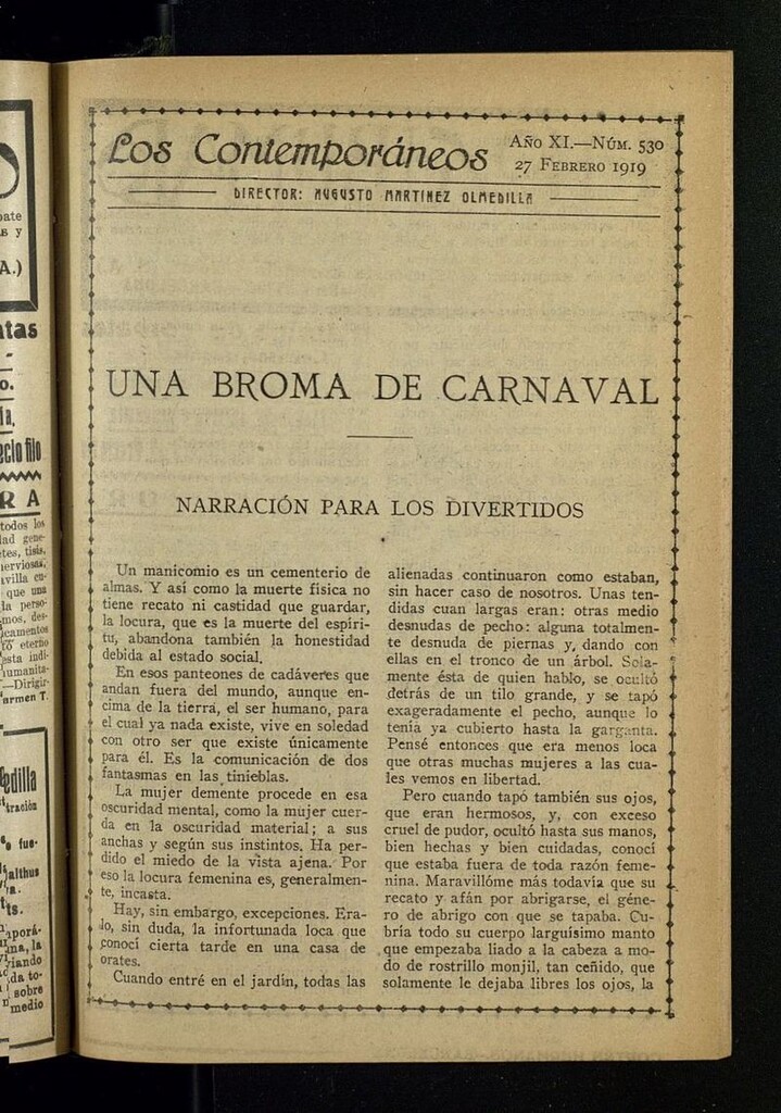 Miniatura de Los Contemporáneos del 27 de febrero de 1919
