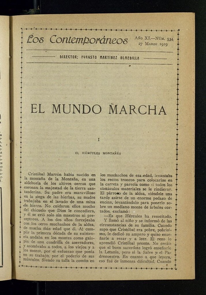 Miniatura de Los Contemporáneos del 27 de marzo de 1919