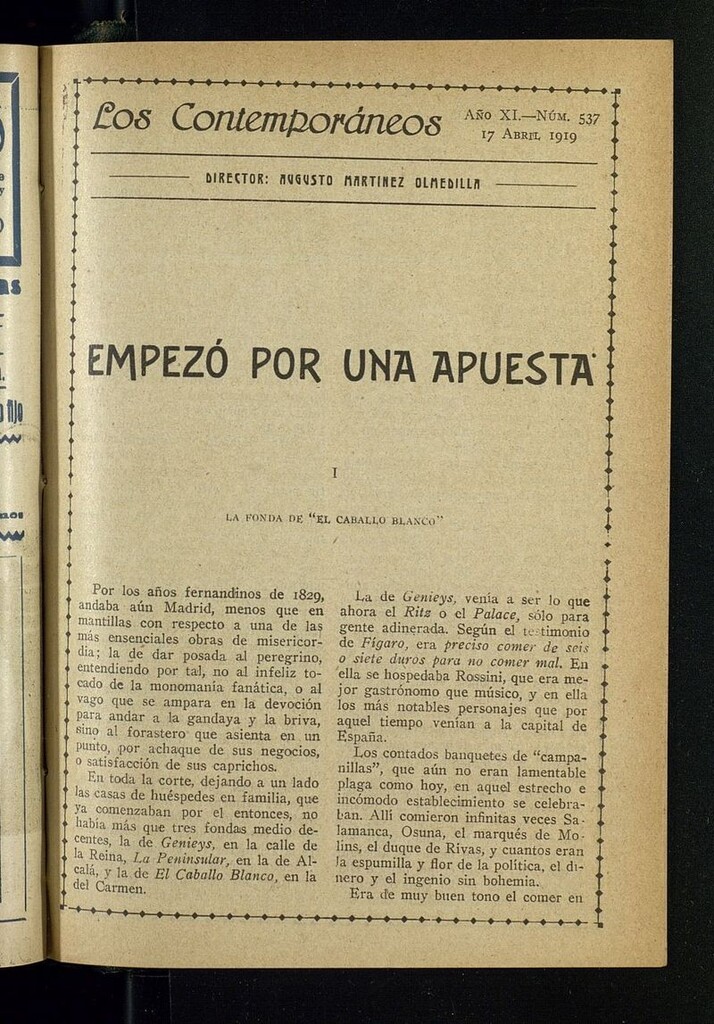 Miniatura de Los Contemporáneos del 17 de abril de 1919