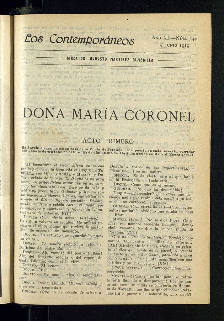 Miniatura de Los Contemporáneos del 5 de junio de 1919