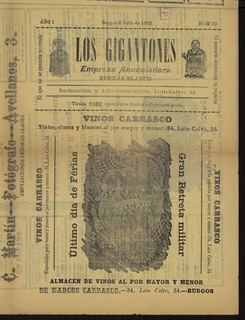 Miniatura de Los Gigantones del 6 de julio de 1902