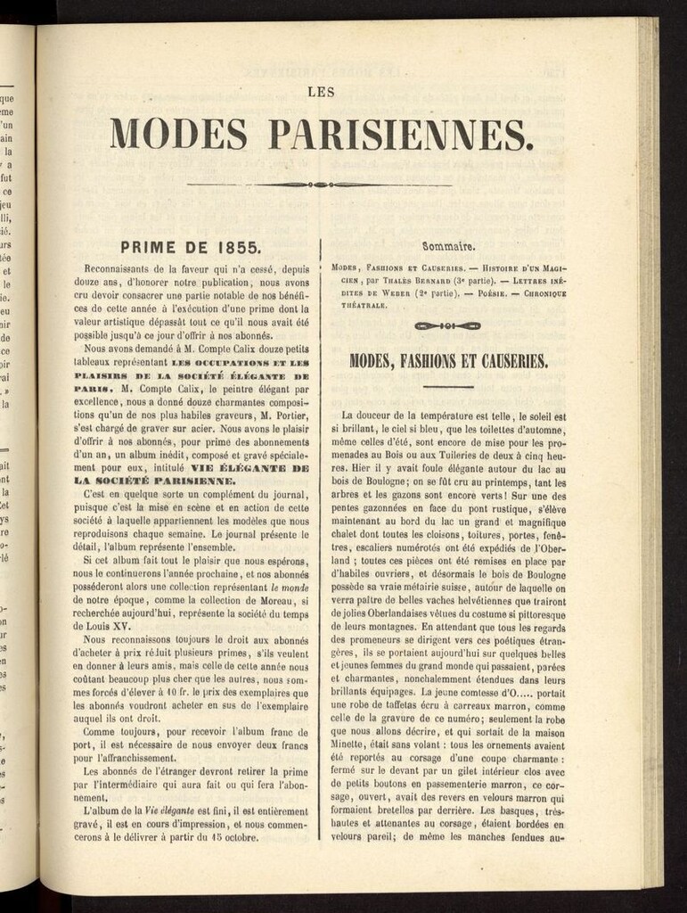Miniatura de Les modes parisiennes del año de 1854, pag 1729