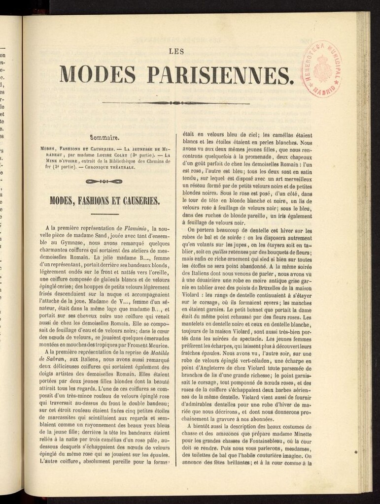 Miniatura de Les modes parisiennes del año de 1854, pag 1789