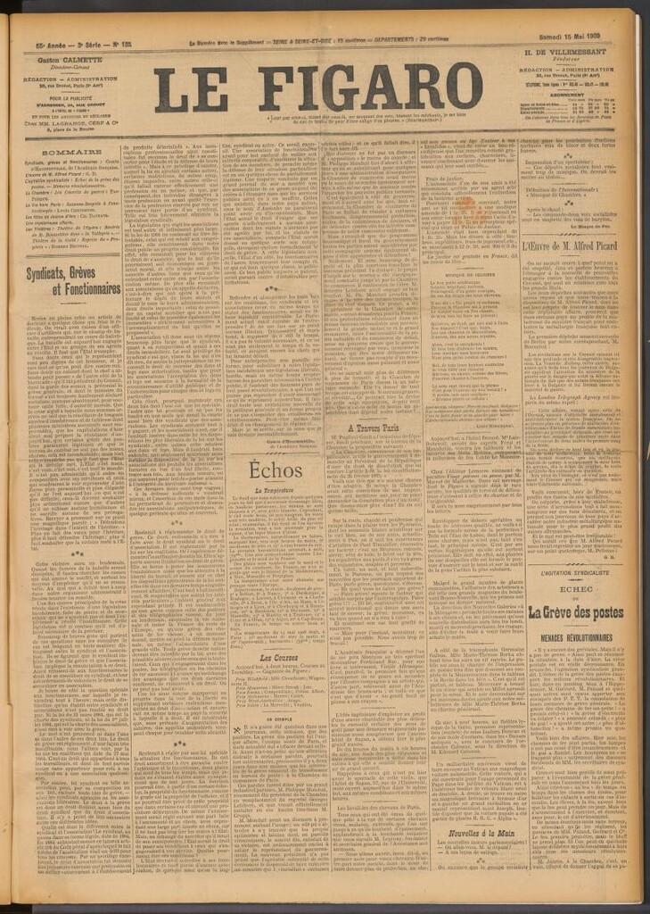 Miniatura de Le Figaro del 15 de mayo de 1909