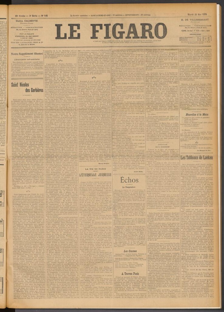 Miniatura de Le Figaro del 25 de mayo de 1909
