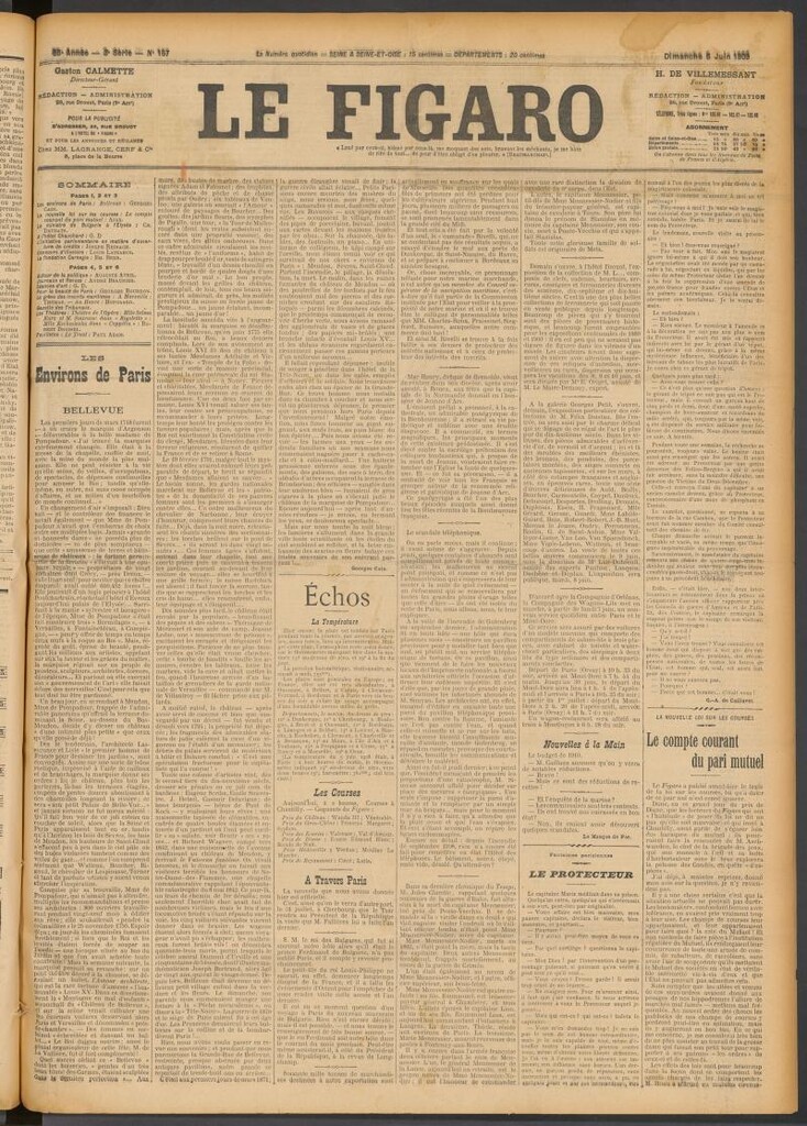 Miniatura de Le Figaro del 6 de junio de 1909